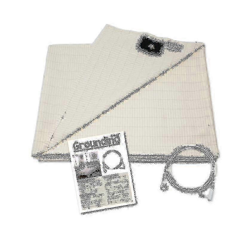 Double Bed Grounding Sheet for EMF Protection, Conductive Fabric Bed Mat 153*203cm