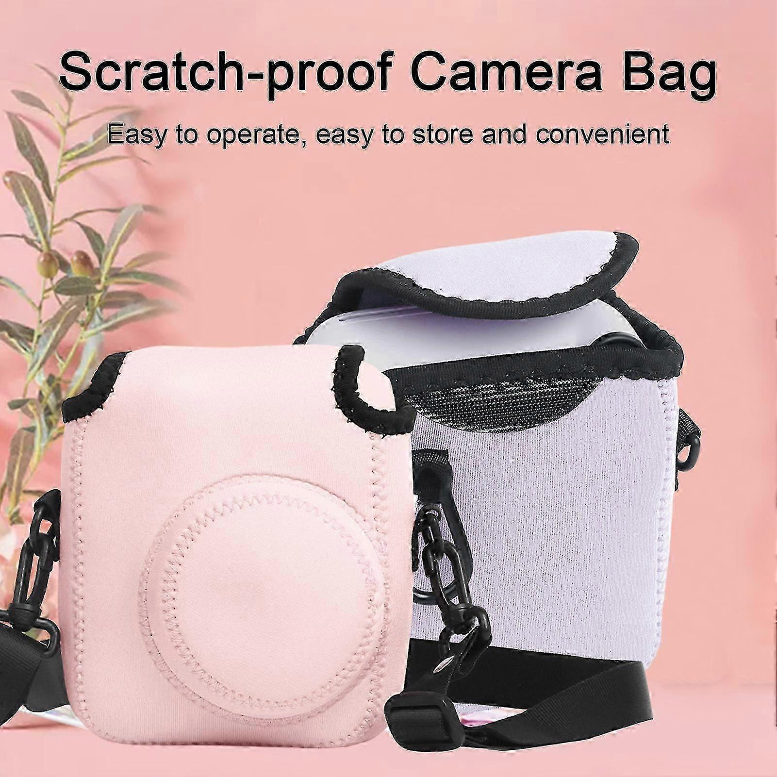 Camera Case Protector Bag Dustproof Shockproof Anti-scratch Precise Hole Positioning with Hanging Rope for Instant Camera
