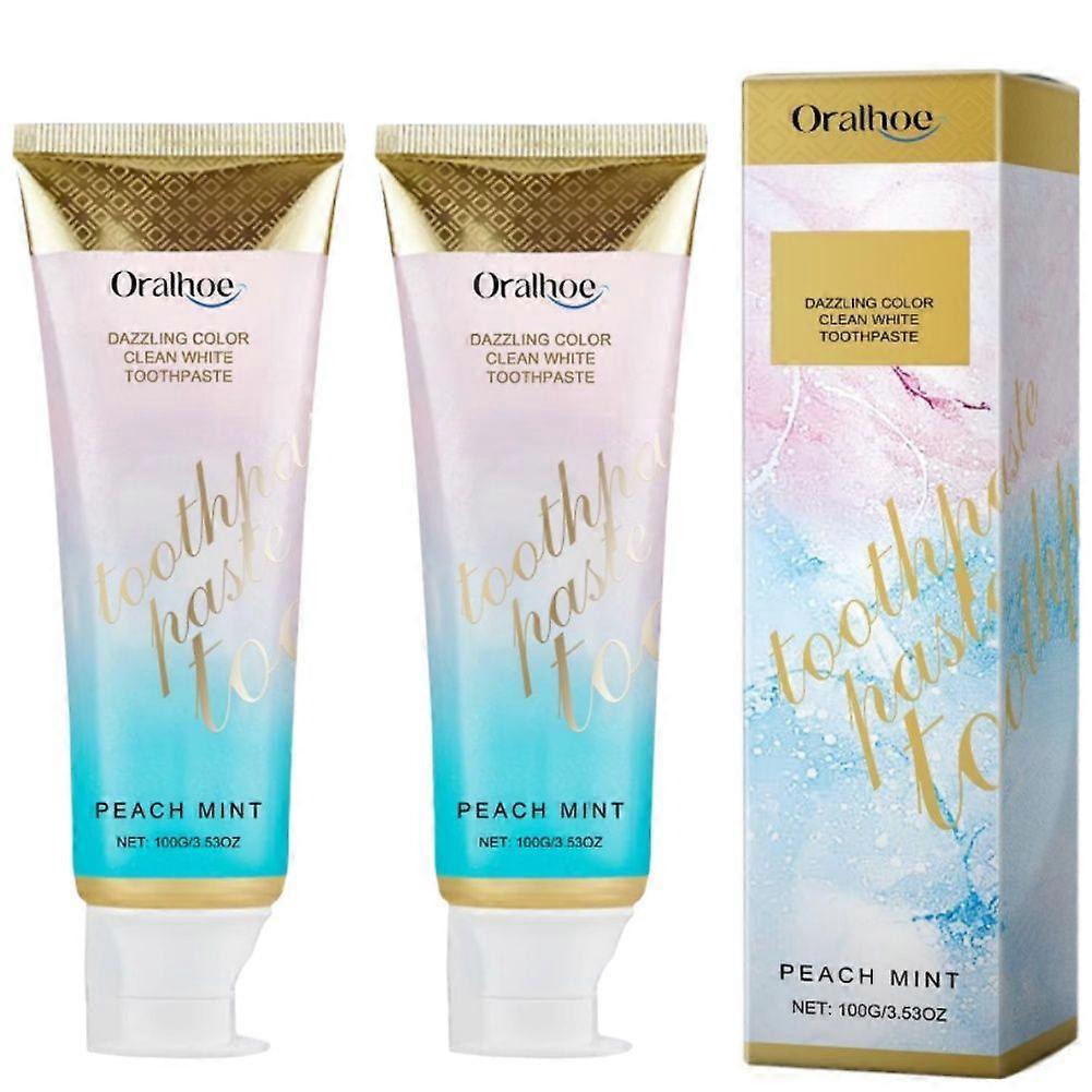 Peachloft Toothpaste,Peachloft Teeth Whitening Toothpaste,Peach Mint Toothpastes