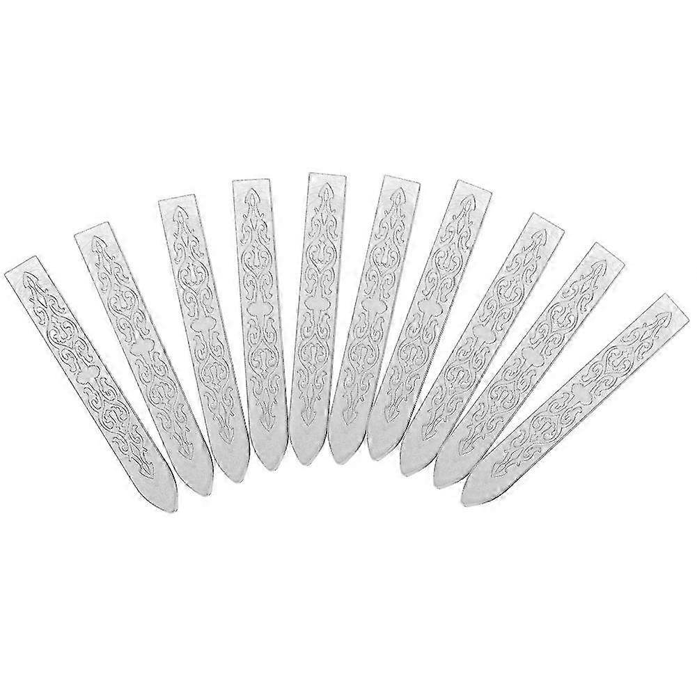 10Pcs Retro Coreless Arrow Pattern Sealing Wax Stick Accessories (Silver)