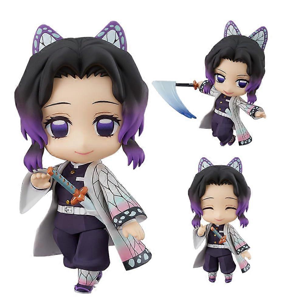 Kochou Shinobu Figure Movable Anime Action Figure 10cm Collectible Demon Slayer Toy