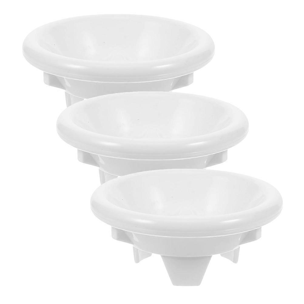 3pcs Durable Plastic Urinal Filters Stopper Fit, Splash Resistant and Odor Preventing Design for Bathroom Use