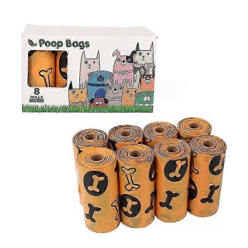 8~18rolls pet Bags Dog Poo Bags, Guaranteed Leak Proof and Extra Thick Waste Bag Refill Rolls For Dogs