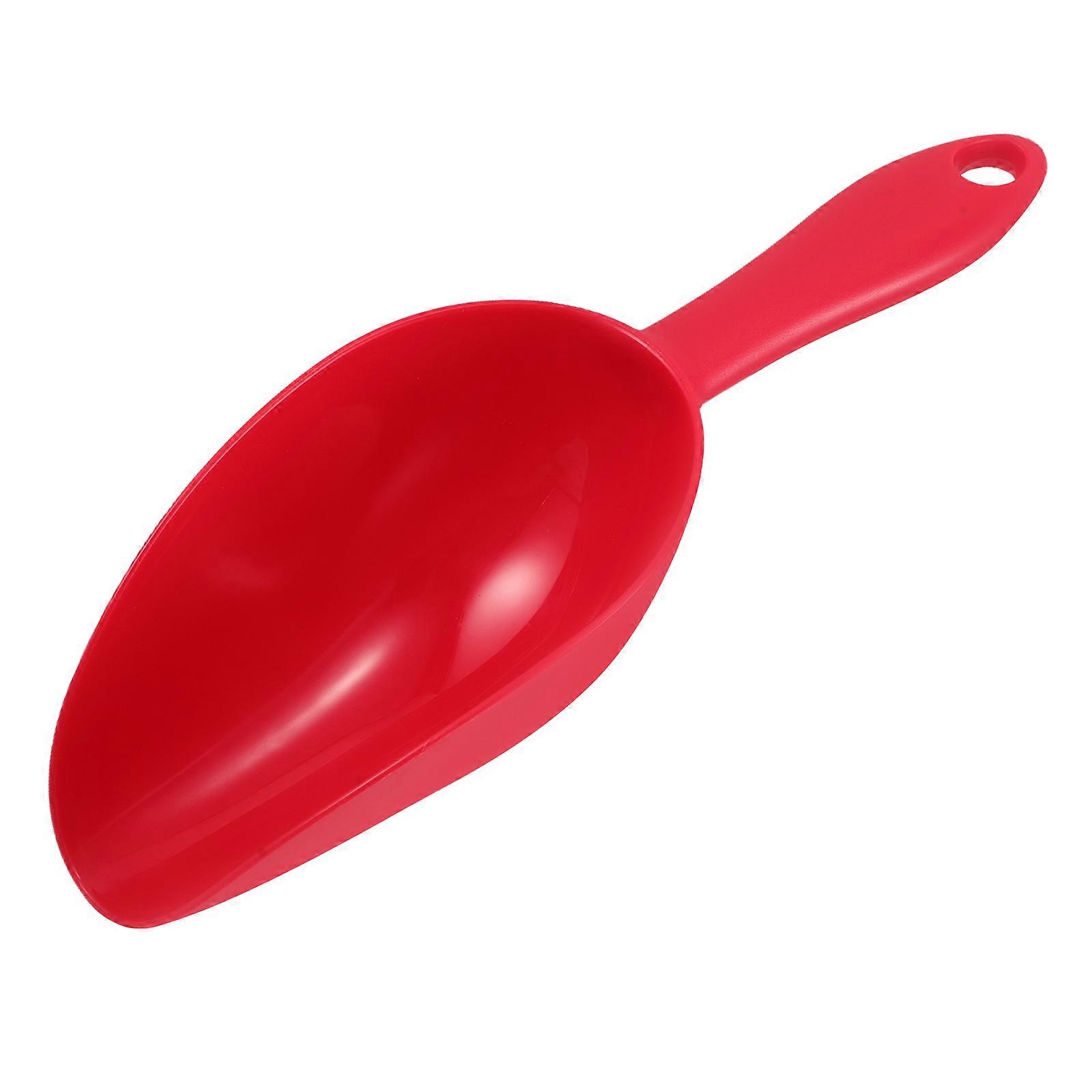 Plastic Multi Purpose Scoop for Flour, Dry Foods, Coffee Beans & Pet Food – Ergonomic Handle for Home and Bar Use
