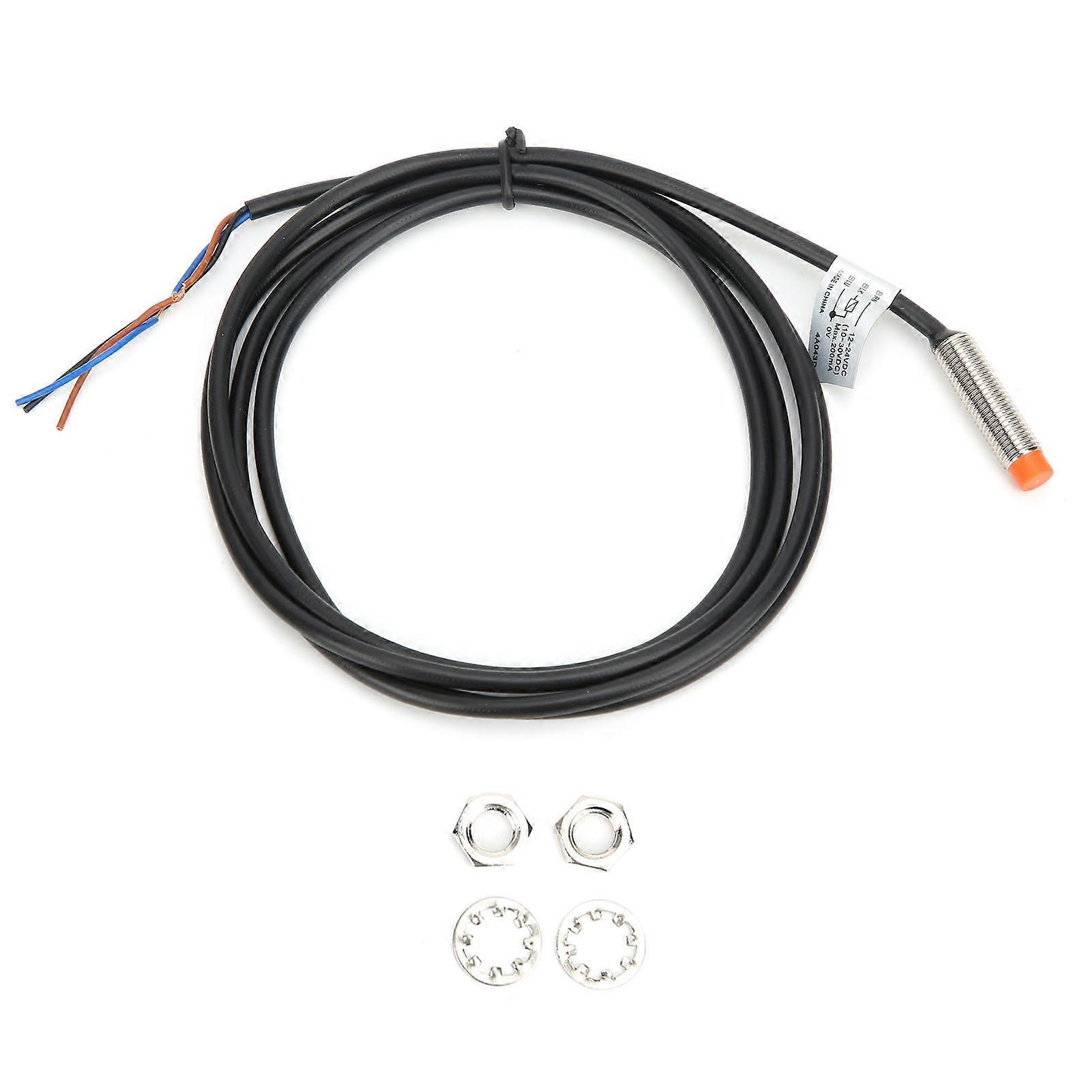 Sensor de proximidad BERM PNP NO integrado de 3 hilos NO DC12-24V PR08-2DP