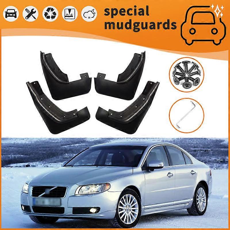 Be suitable For 08-23 Volvo S40 60 80 90 V40 60 90 Mudguards Fender Mudflaps Front Rear Flares Splash Guards Cover Car Accessorie