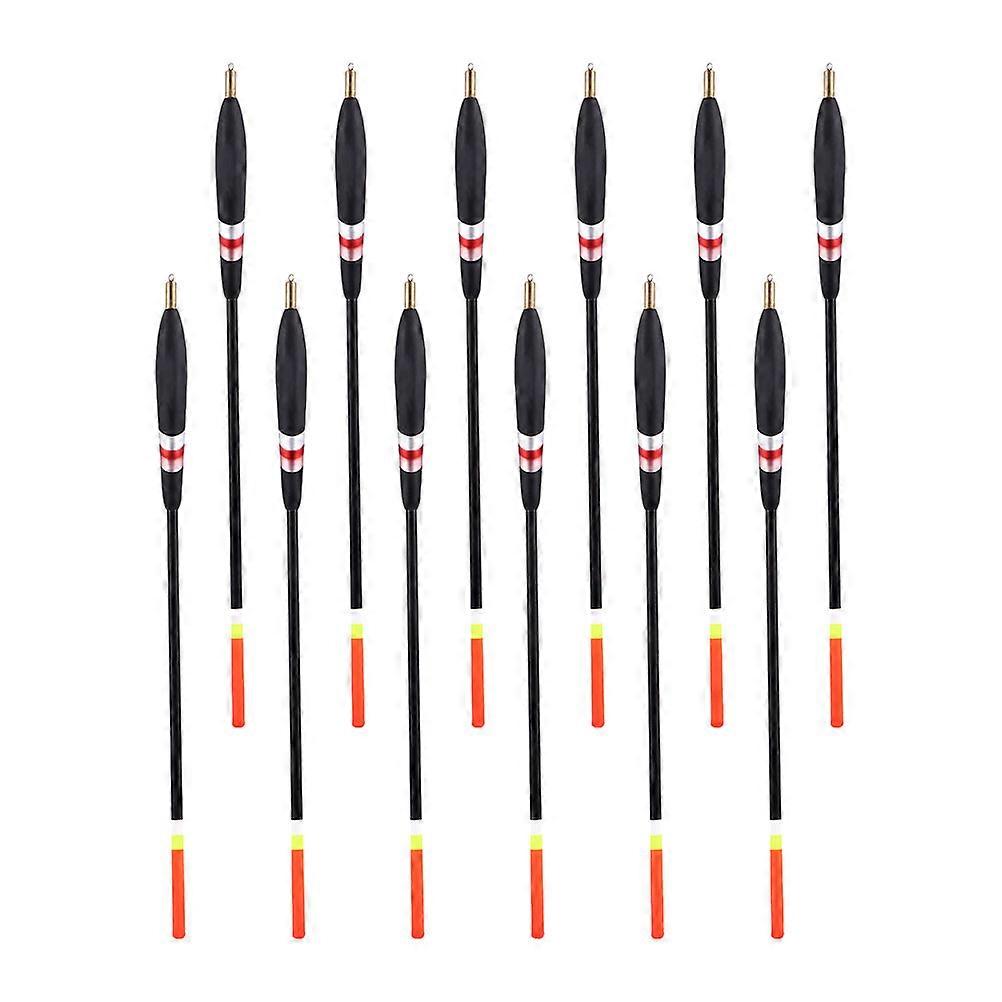 Practical Fishing Float Accessories Made of Synthetic Material for All Fishing Activities 12Pcs