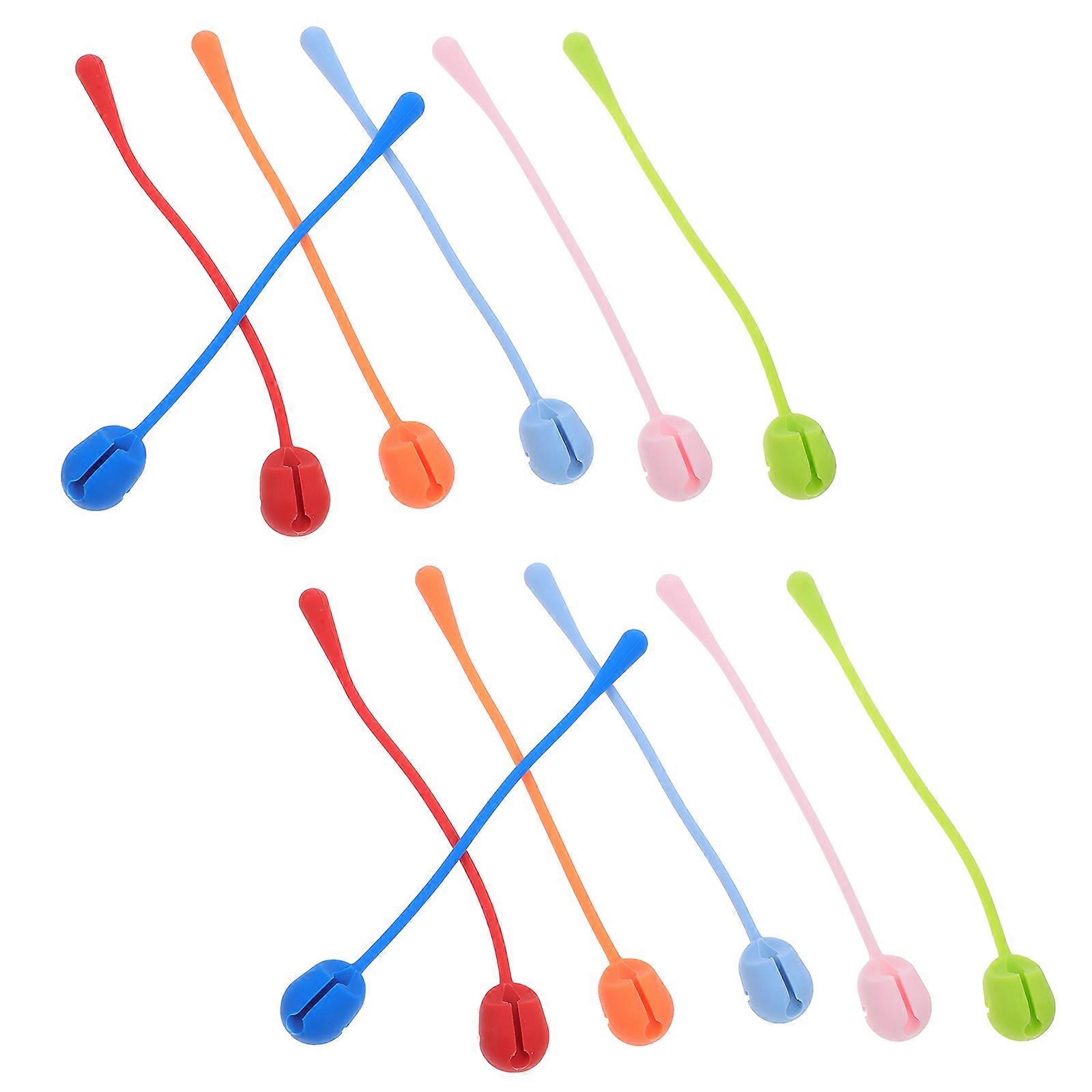 Cord Wraps Cable Organizers for Indoor Use Cord Organization Silicone 5.58X0.63X0.20In Durable 16Pcs