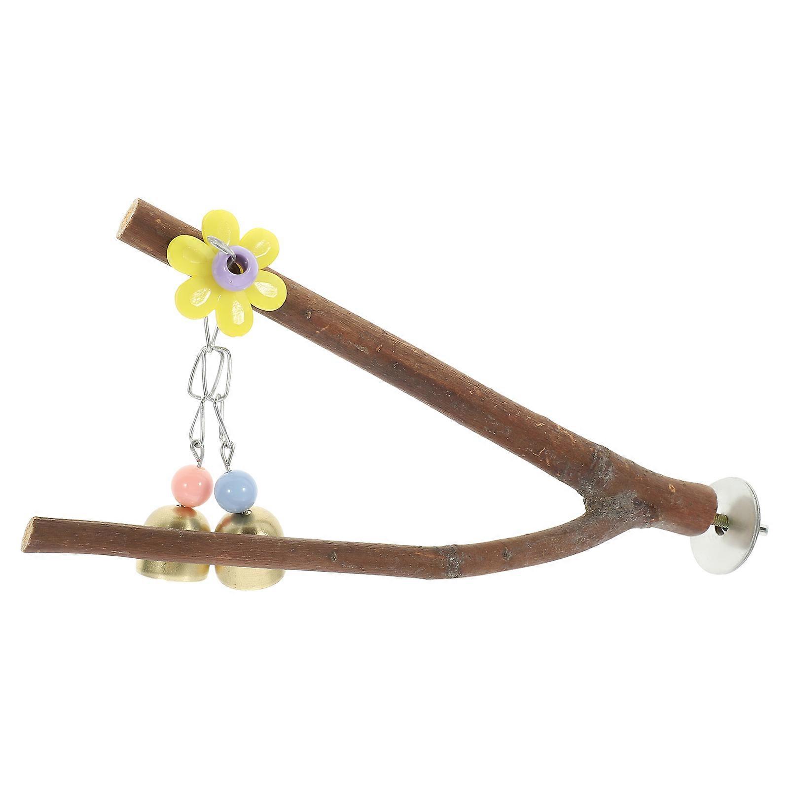 Perch Accessory Natural Wood Parrot Cage Perch 1Set