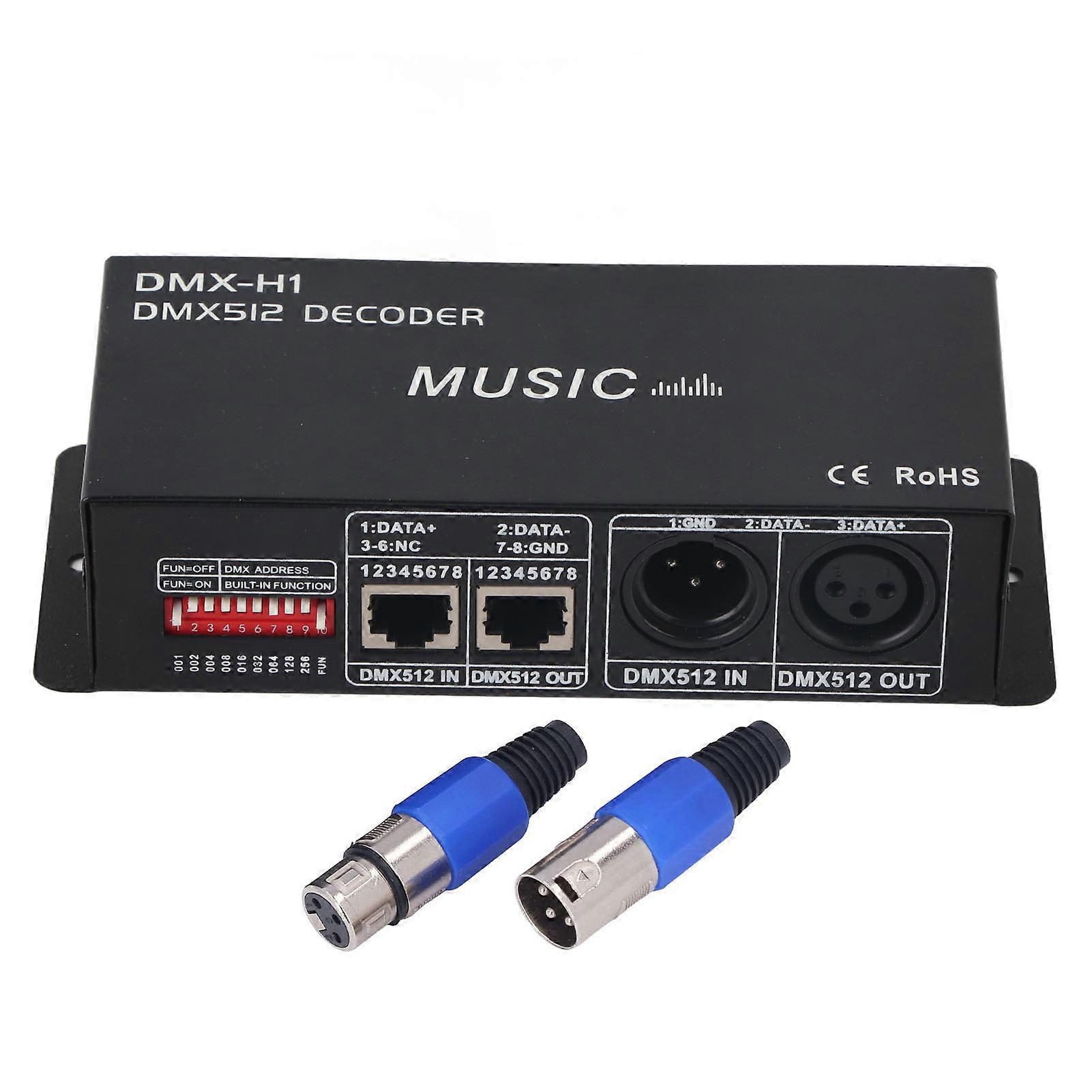 3 Channel DMX Decorder Adjustable RGB Dimming LED Decorder Controller for Bars Hotels Sober Bar
