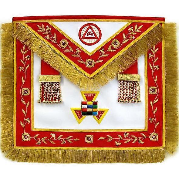 Masonic Royal Arch Php Past High Priest Apron Bullion Hand Embroidered.