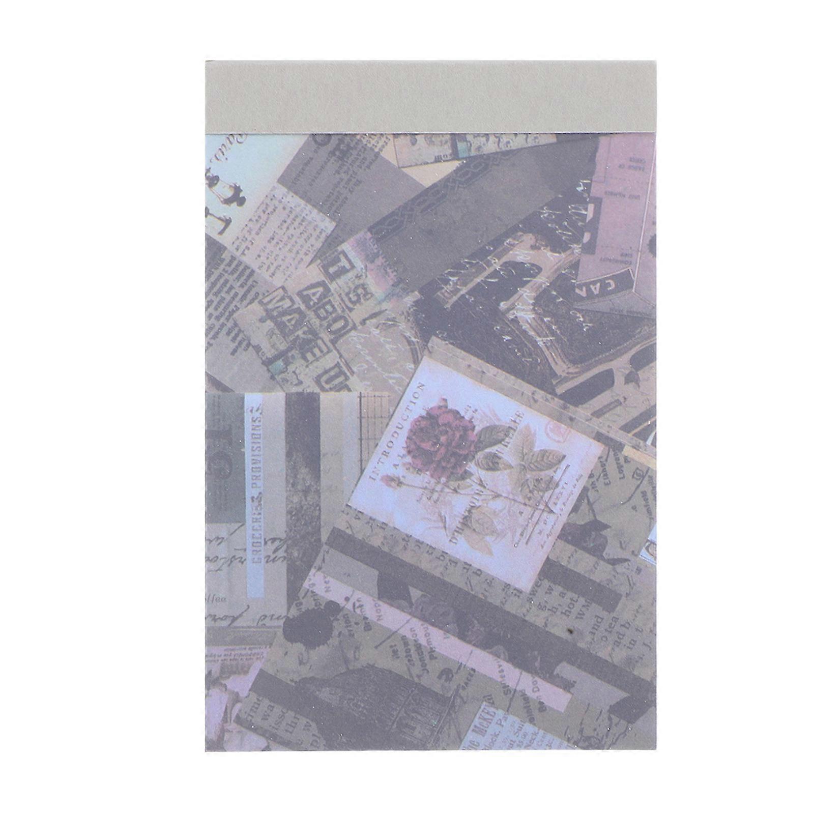 Journaling Paper Scrapbook Supplies Paper For Collage Classic Design Assorted Color 10x6.6cm 50Pcs