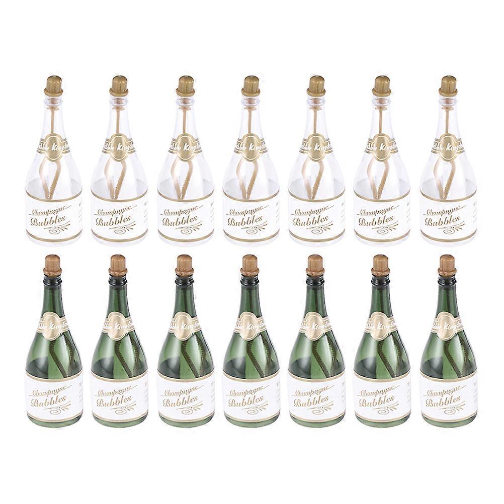 Bubble Bottles Party Favor Bottles Creative Design Assorted Color 9.50X3.00X3.00CM Endless Bubbles 24Pcs