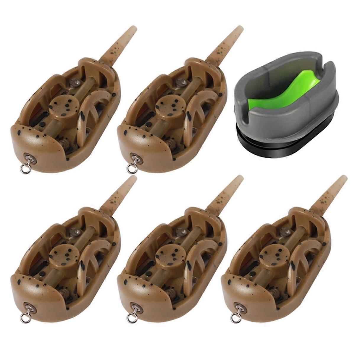 Carp Fishing Method Feeders,Fishing Feeders 20g+30g+40g+50g+60g+Mould