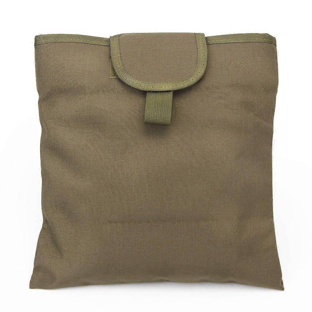 Tactical Backpack Dump, Dump Pouch, Foldable Drop Bag, MOLLE Compatible, Additional Bag, EDC Utility Pouch, Compact Belt Bag Green