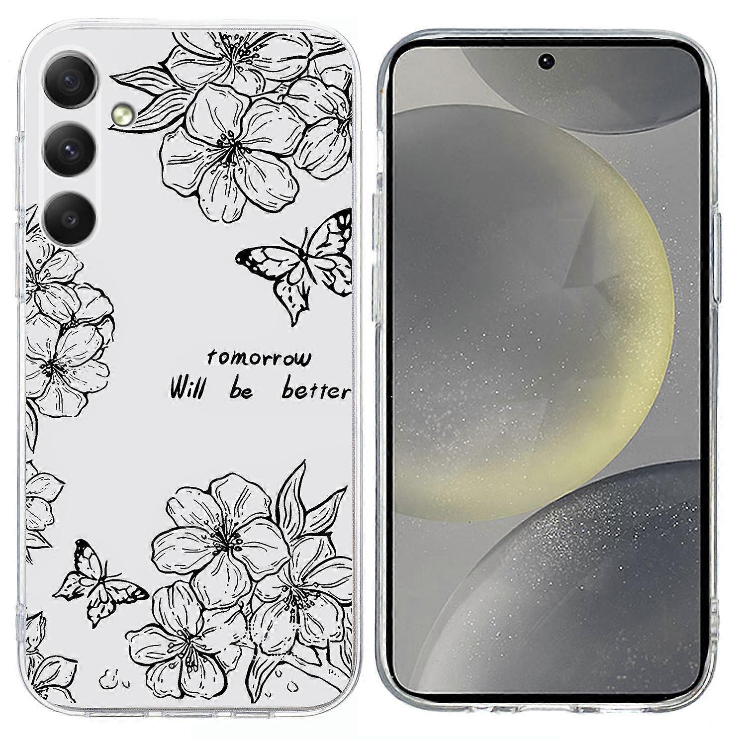 For Samsung Galaxy S24 Case Pattern Printing Shockproof Soft TPU Phone Cover