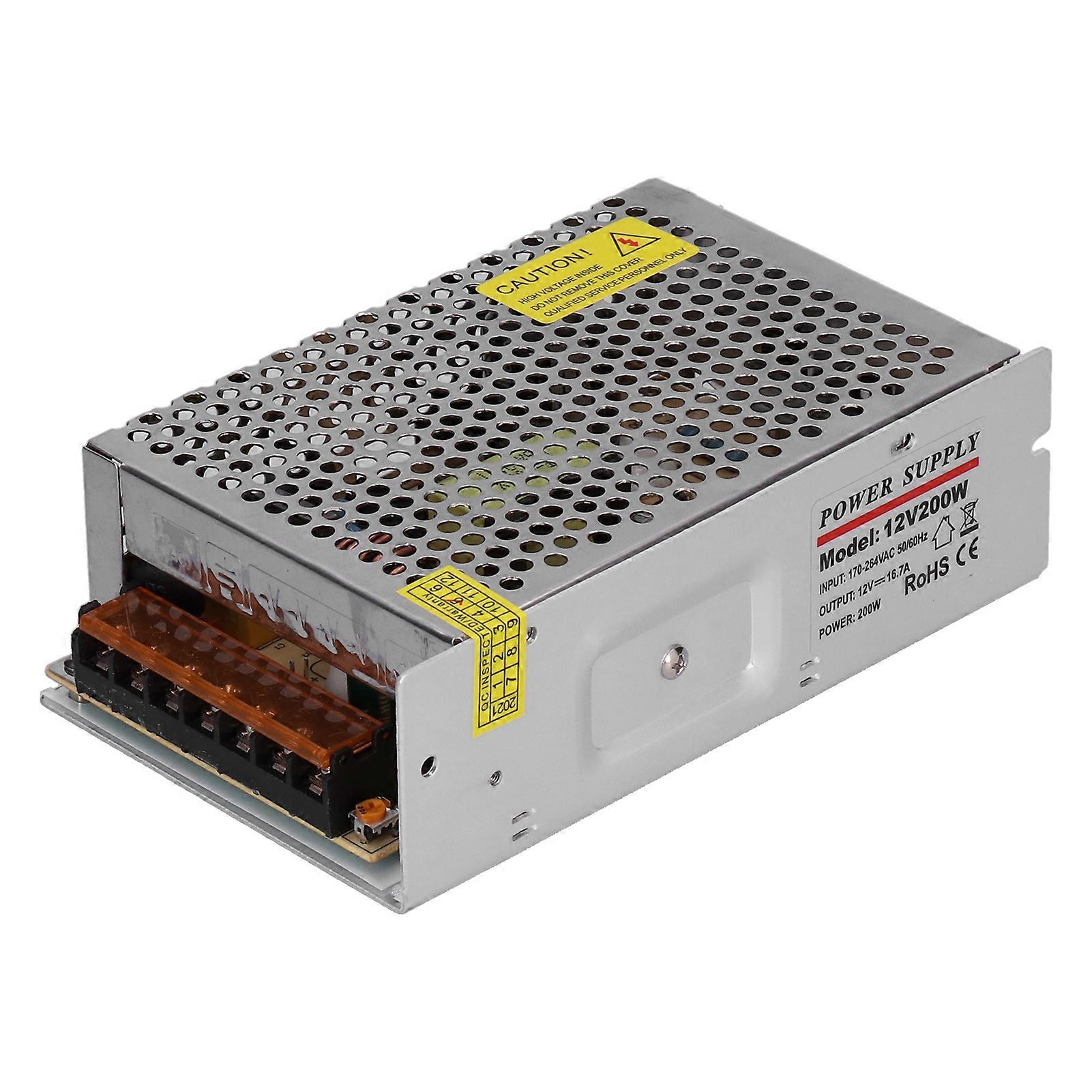 YY‑200‑12 Switching Power Supply AC 170‑264V to DC 12V 16.7A 200W for Industrial Control Field Instruments Meters