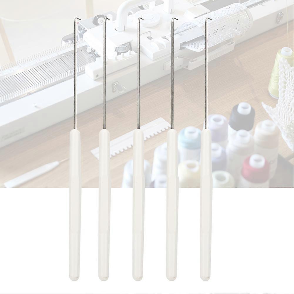 5pcs Knitting Machine Crochet Hooks with Handle for Silver Reed SRP50 SRP60 SRP60N