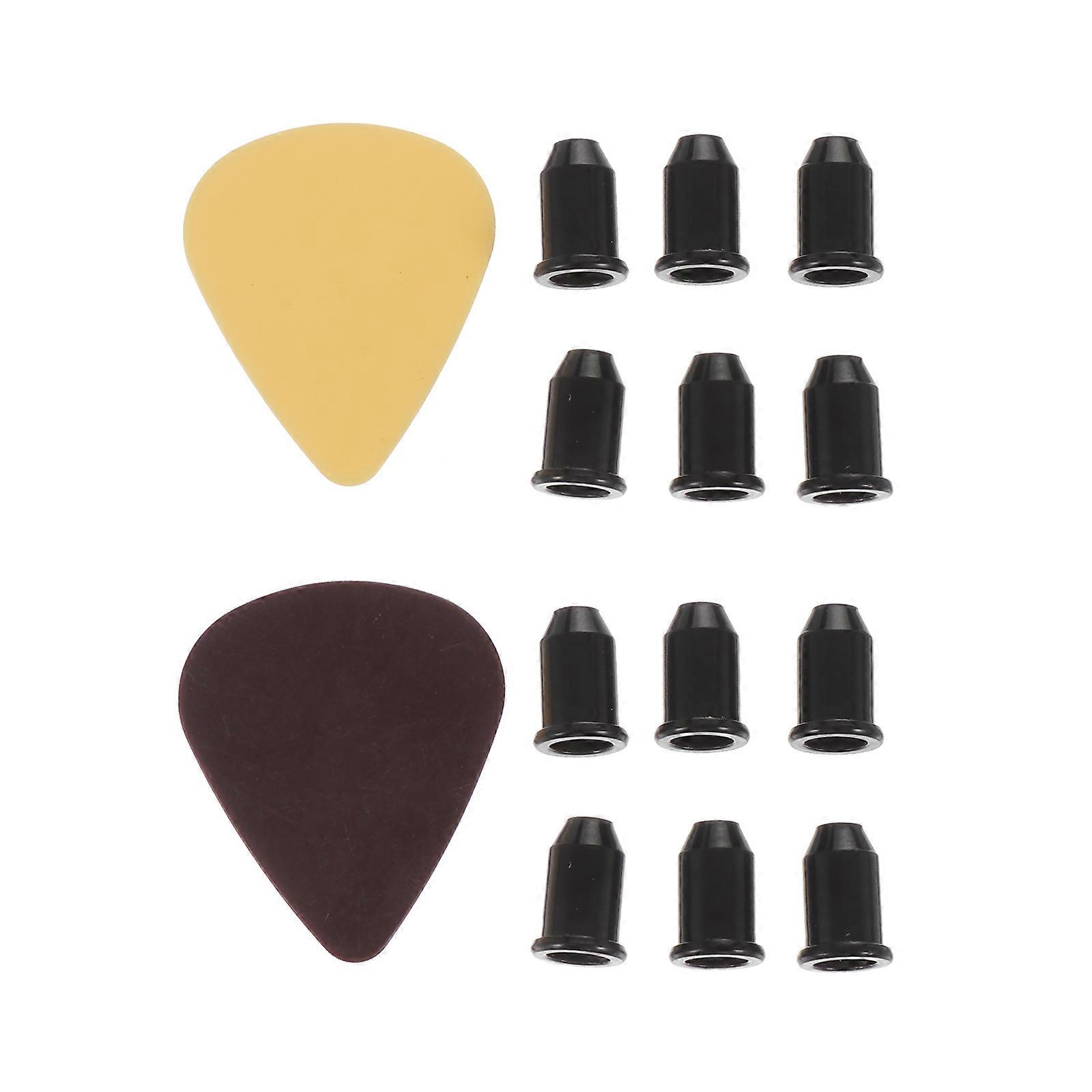 1 Set Guitar String Ferrules Body Mounting Buckles