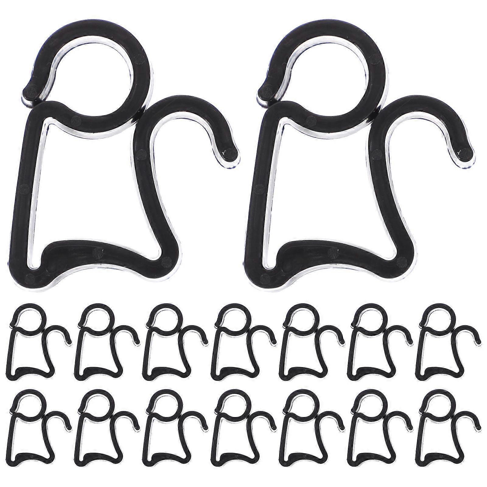 Illumination String Hooks Reusable Light String Clips For Outdoor Christmas Decoration 3 2X2 5X0 65Cm 100Pcs