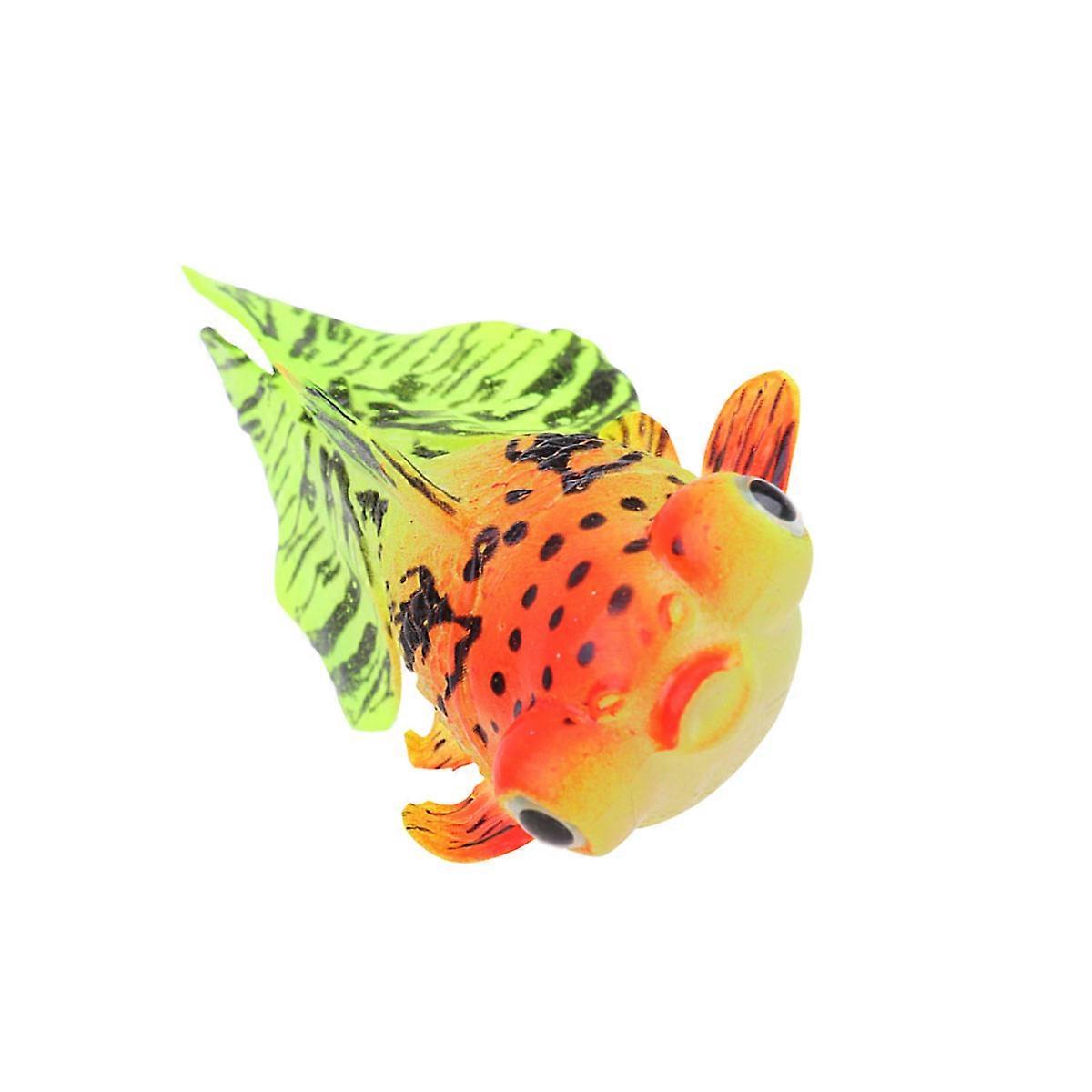 Fish Decorations For Tank Artificial Fish Aquarium Use Floating Luminous Multi 8x3x5cm Realistic Design 1Pack
