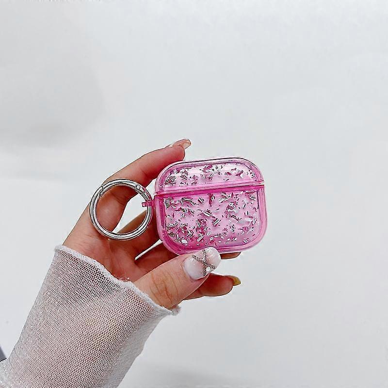 Full-Color Silver-foil Dripping Earphone Cases For Airpods 3 Pro2 1/2 Shockproof Glitter Protecive Headset Box