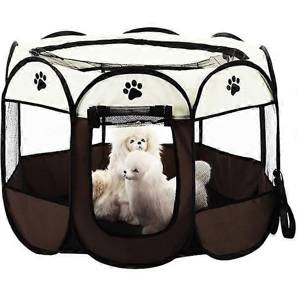 Foldable Pet Tent 8 Pieces Mesh House Portable Foldable Running