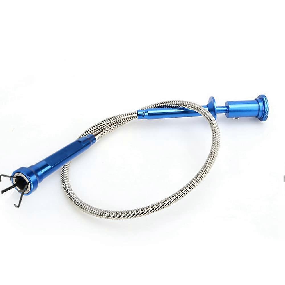 Telescopic Pole with Magnetic Sensor & LED Light, 4 Claws for Waste Water Collection, Adjustable Length Repair Tool