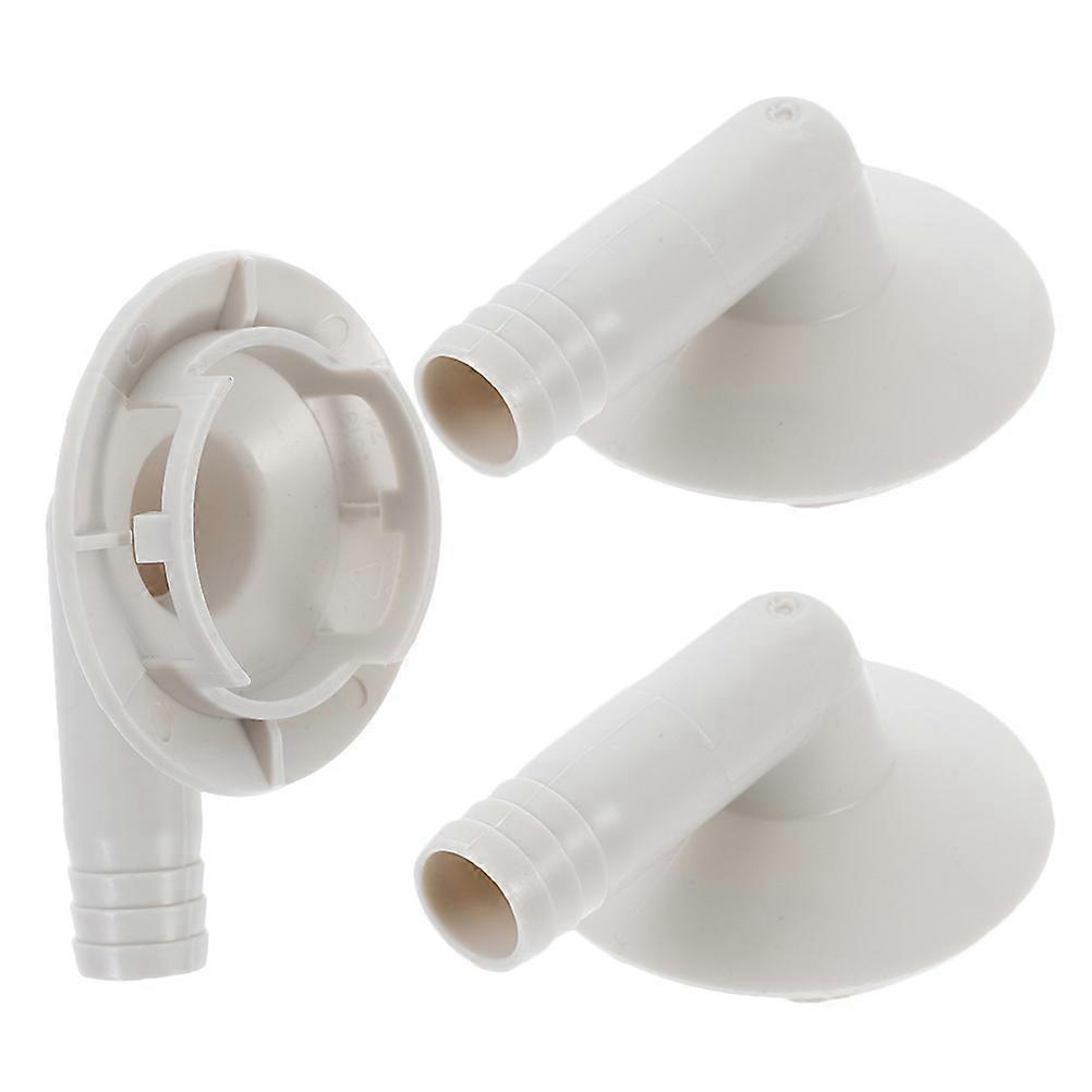 Air Conditioner Drain Hose Tube Ac Condensate Drain Connector Waterproof Design Easy Installation 8.00X5.70X3.60CM 3Pcs