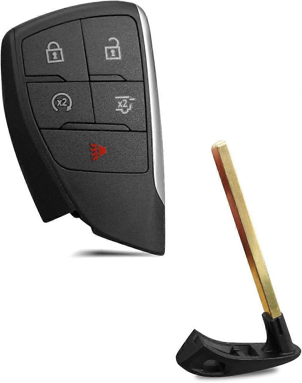 ULZOZN Remote Key Fob, 5 Button Keyless Entry Remote for GMC Yukon/Chevrolet