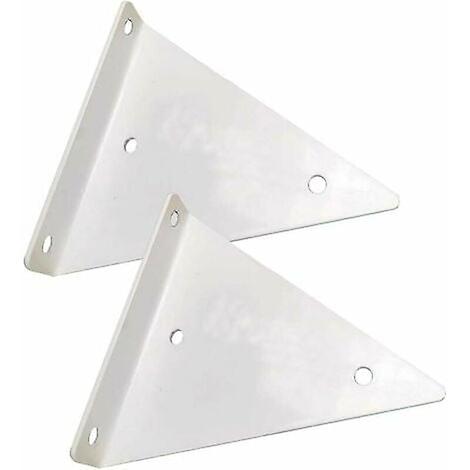 Floating Metal Triangle Shelf Bracket, Concealed Blind