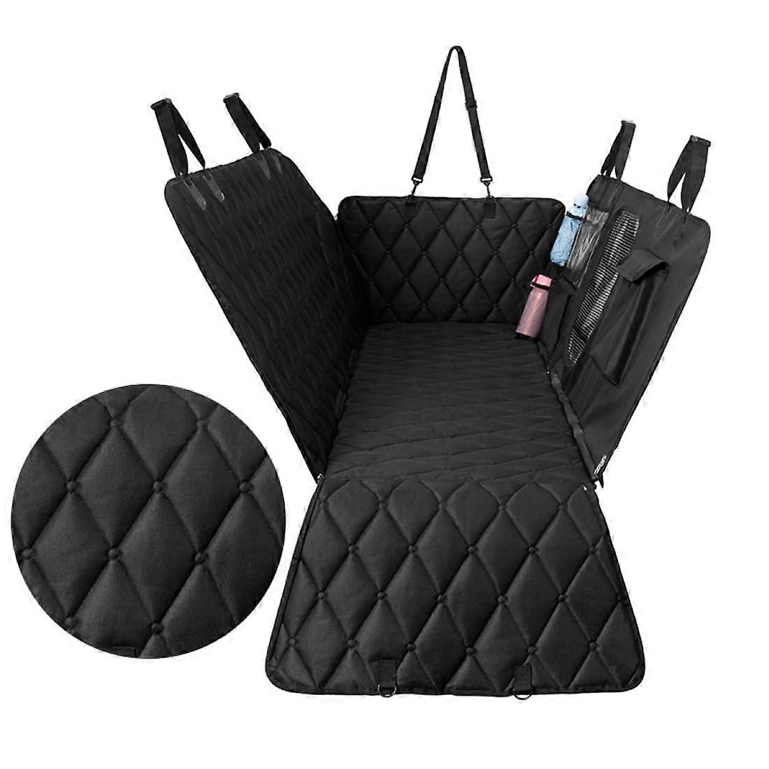 Dog Car Seat Cover BMW X5 20192024 Compatible Hammock Backseat Protector With Mesh Window NonSlip CBlack