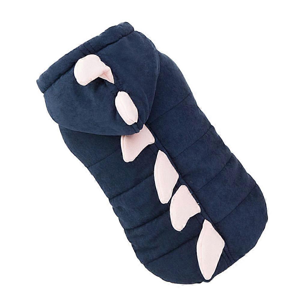 Dark Hooded Pet Costume For Dogs Size XL Designed For Warmth During Winter And Outdoor Fun 1Pcs