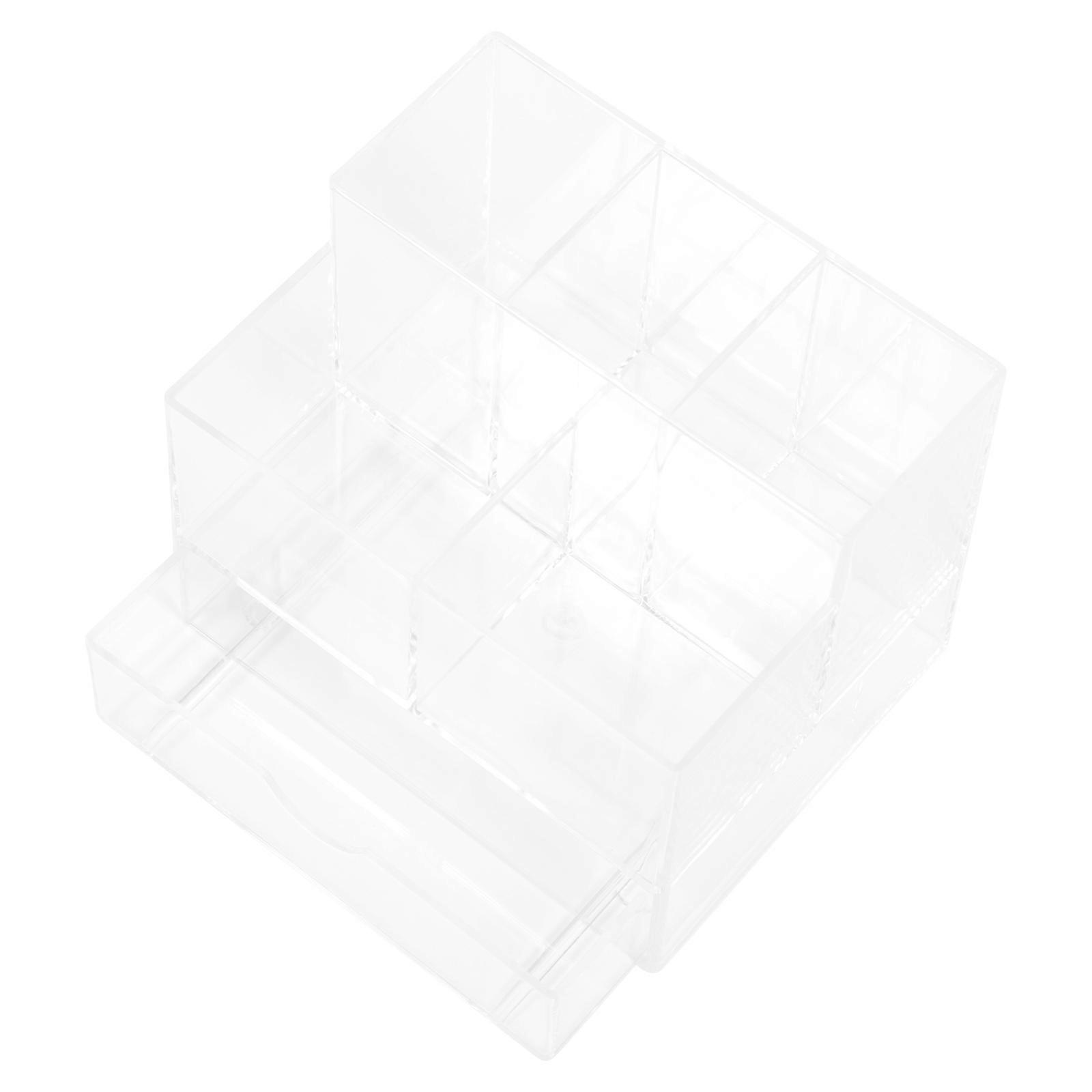 Transparent Storage Box for Manicure Tools and Nail Supplies Perfectly Durable and Organized 1Pc
