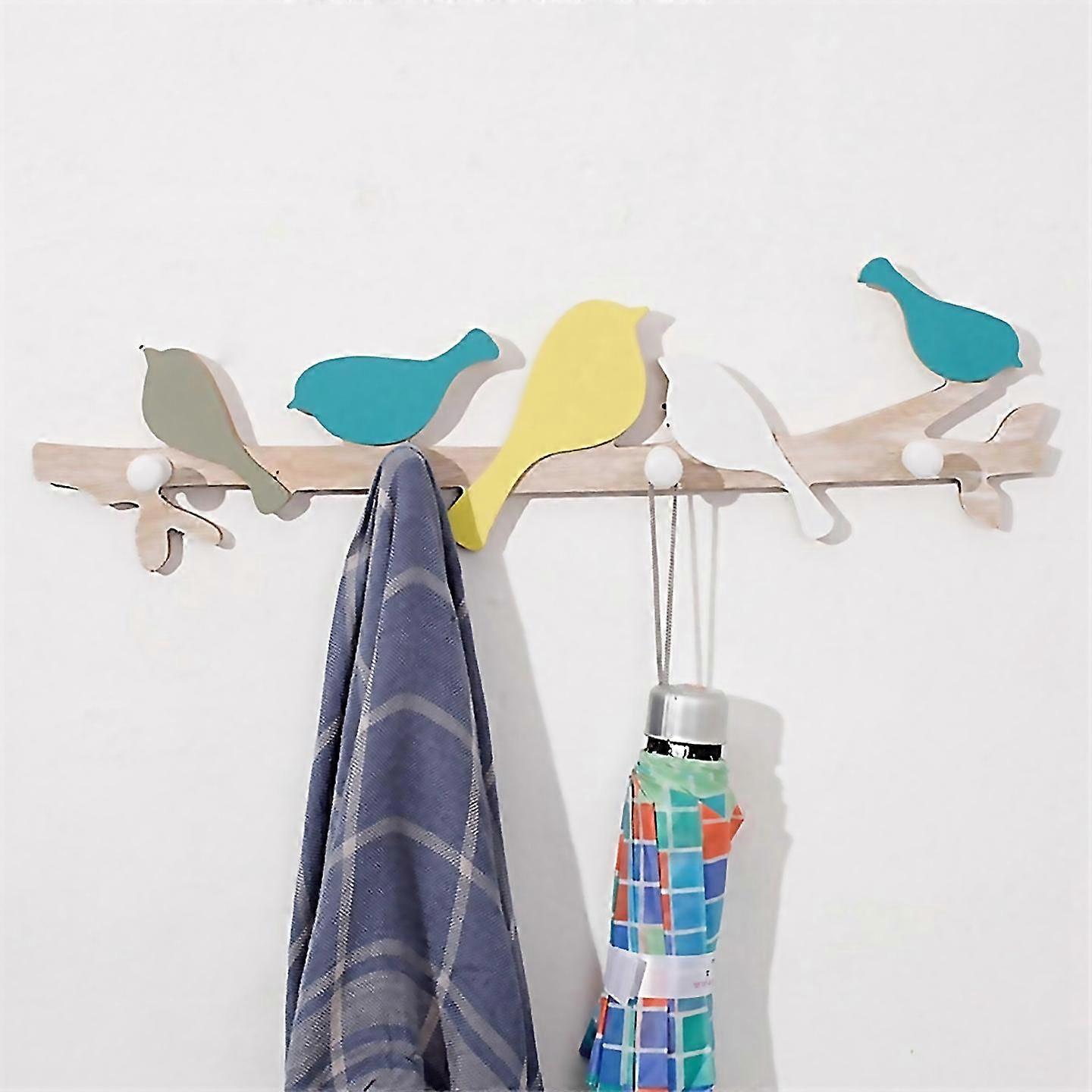 For Bird Shaped Hanger Towel Rack Coat Hooks Hat Rack Hanger Key Hook D