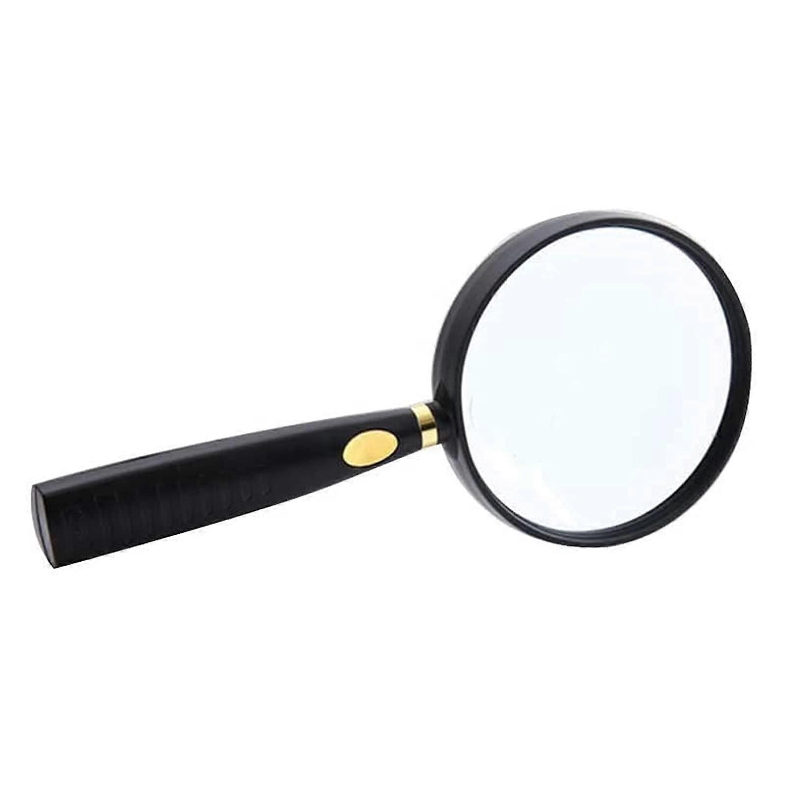 performance magnifying glass with optical lens, 10x20x resolution reading hand glass.