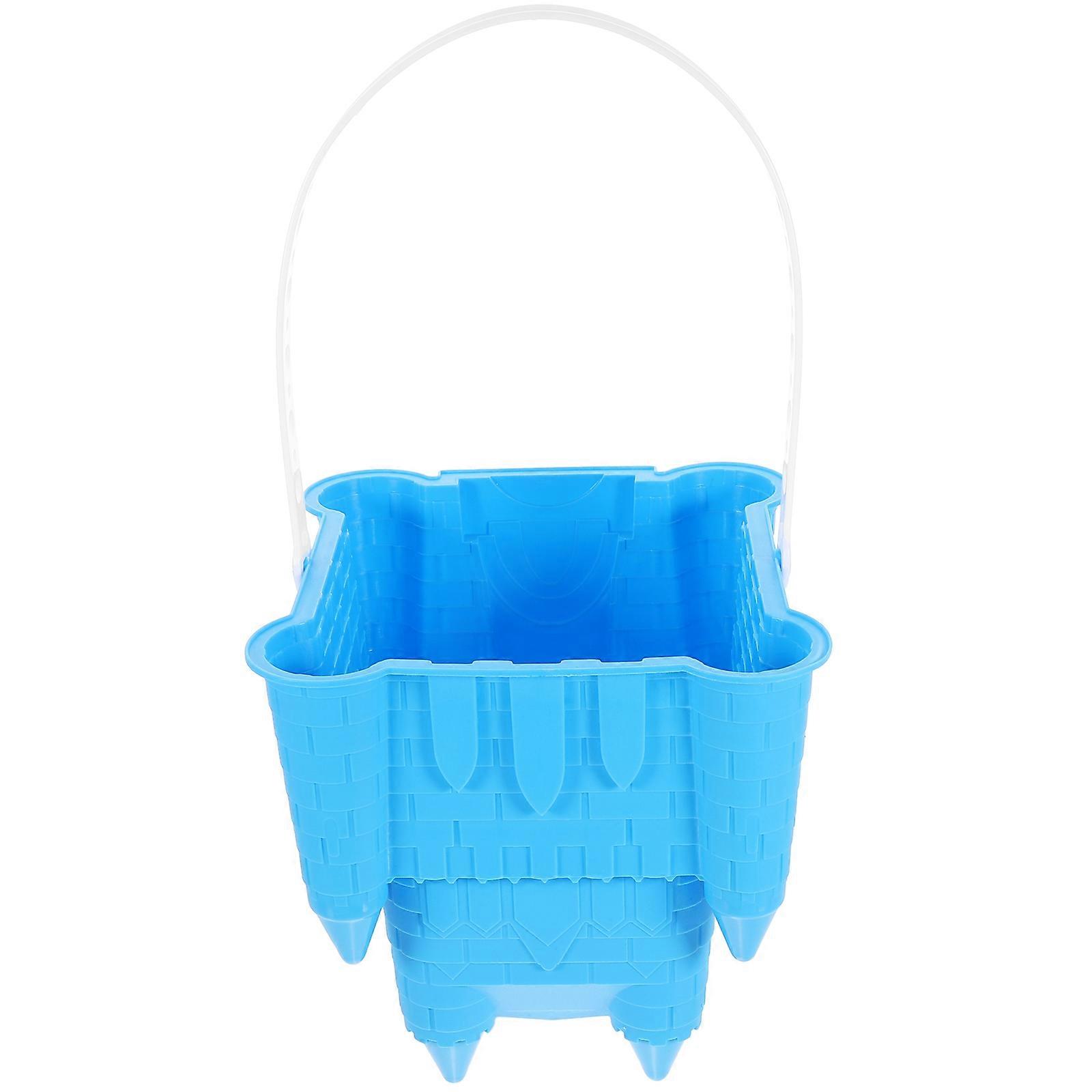 Snow Bucket Set with Unique Castle Shape Design for Winter Outdoor Play, Building Snowmen and Fights, Random Color