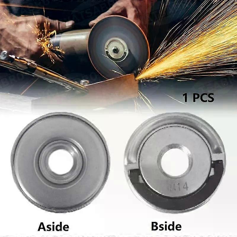 Angle Grinder Nuts Flange Nuts Set M14 Thread Quick Clamp Locking Release Change Angle Grinder Accessories