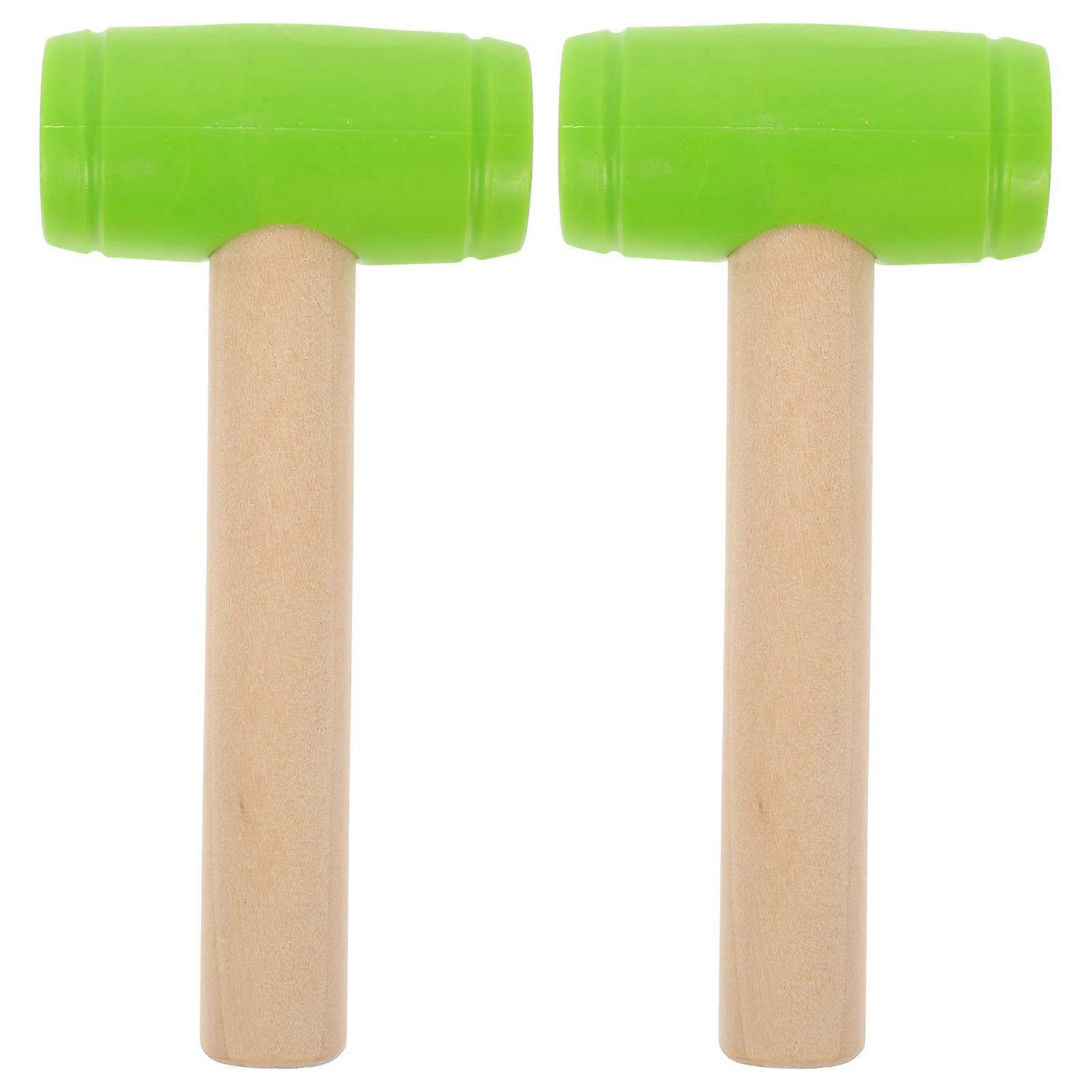 2pcs Lightweight Small Hammer Set for Creative Beating Play – Educational Pretend Play Tool for Boys to Develop Coordination Skills