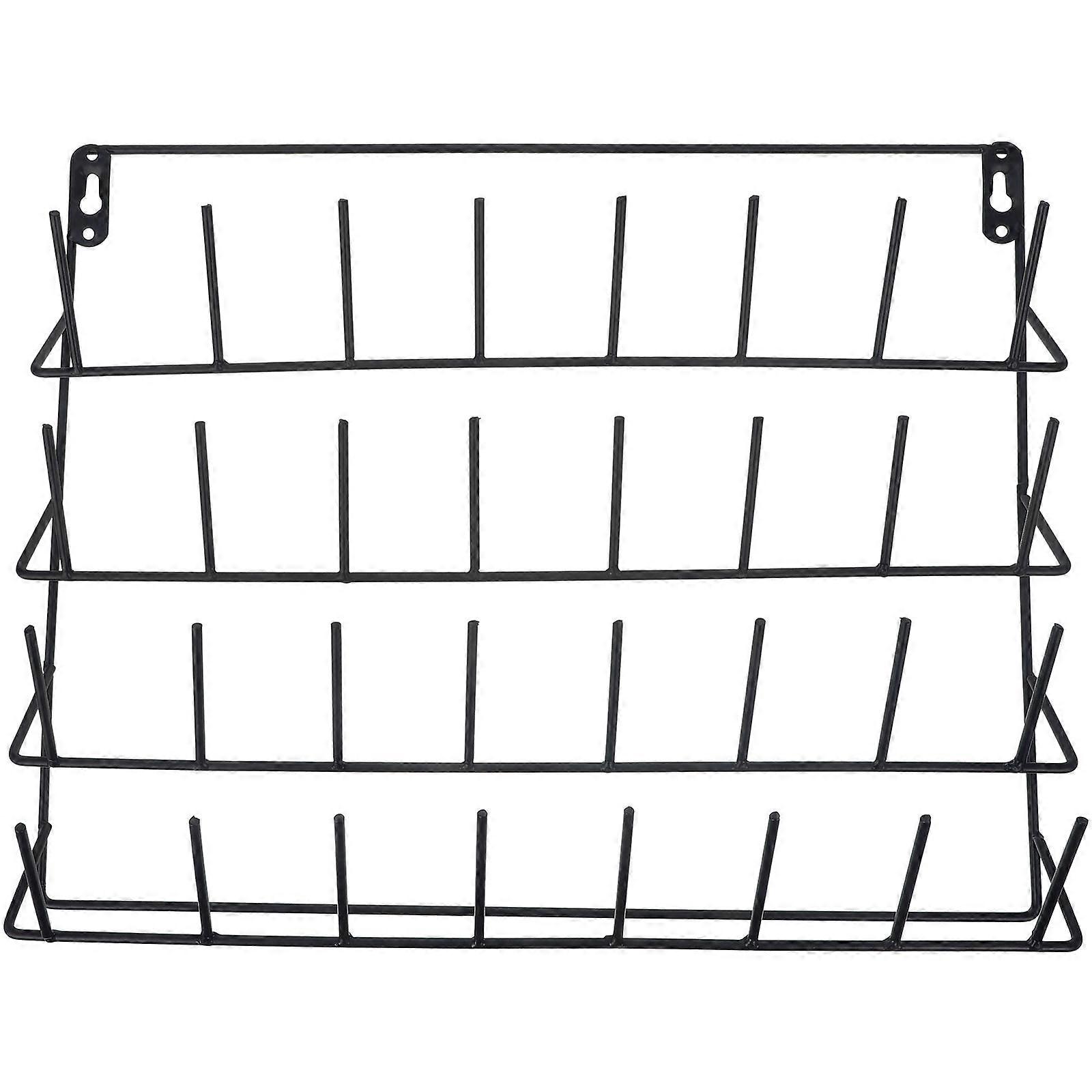 Durable Wall Mounted Thread Rack Spool Organizer for Sewing, Embroidery, and Crafting Projects