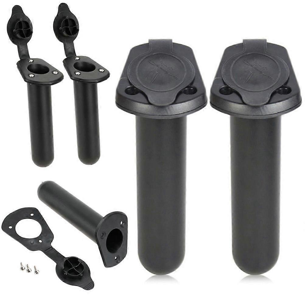 Dual-Purpose Fishing Rod Holder 1Set Flush Mount Suitable For Fishing Kayaking With Convenient Installation