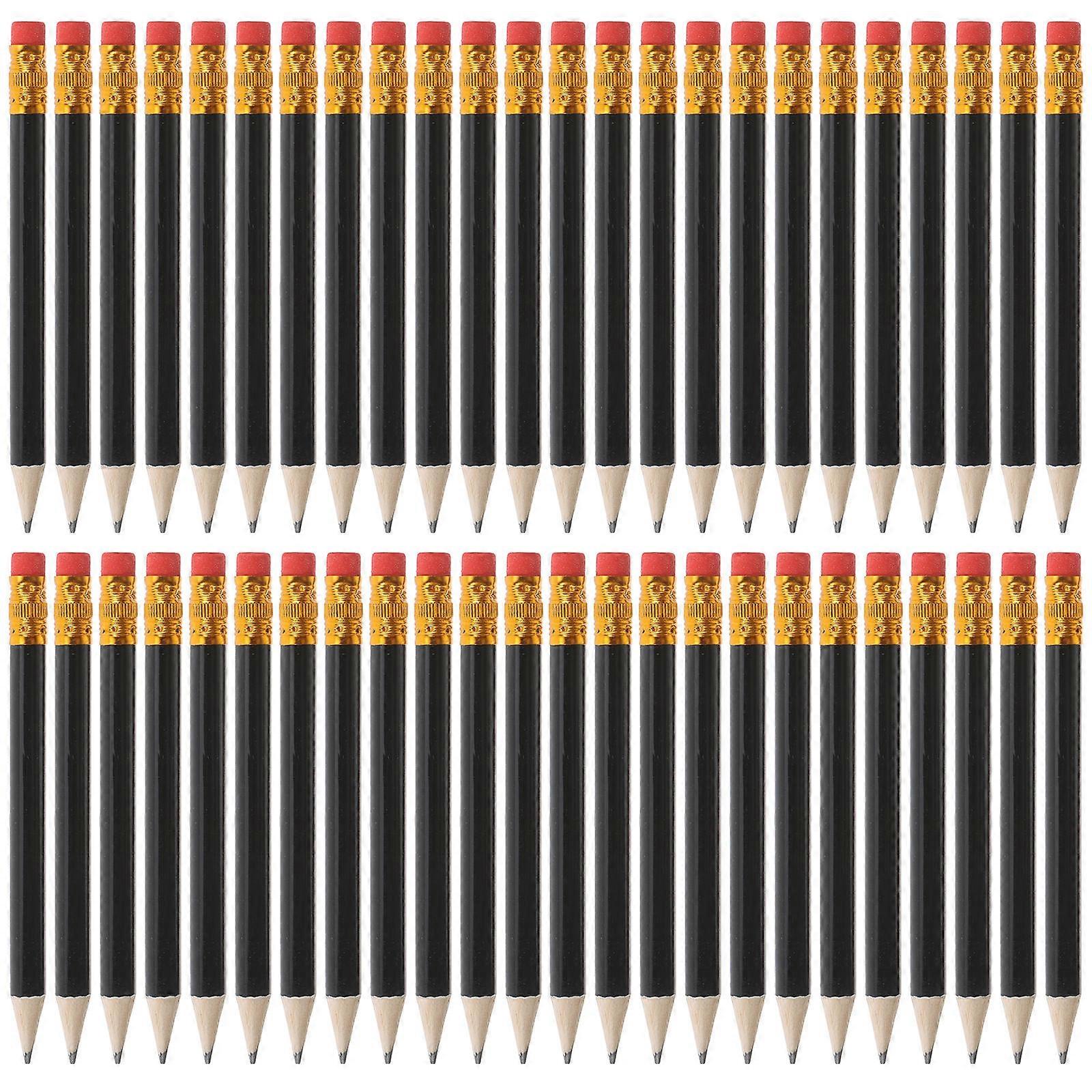 72 Pack Mini Golf Pencils with Erasers, Compact Wooden HB Pencils for Daily Use, Parties, Scoring, Classrooms, and Events, Smooth Writing and