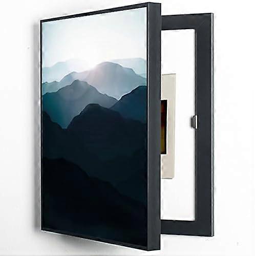 Decorative cover for electrical switchboard, conceals fuse box and meter with wall art, 40*50cm 03.