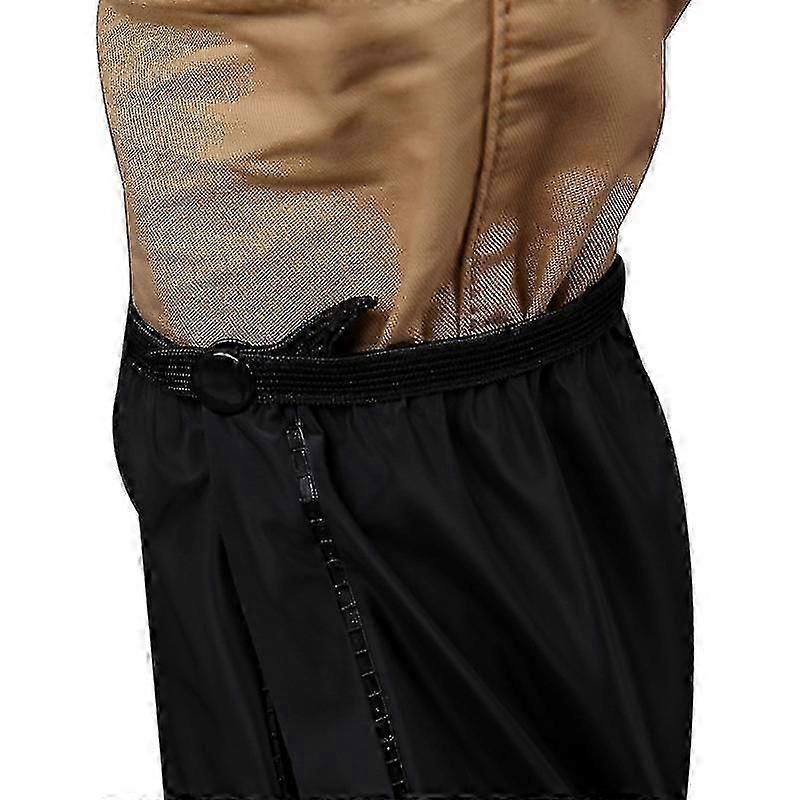 Black Waterproof Rain Boot Shoe Cover With Reflector