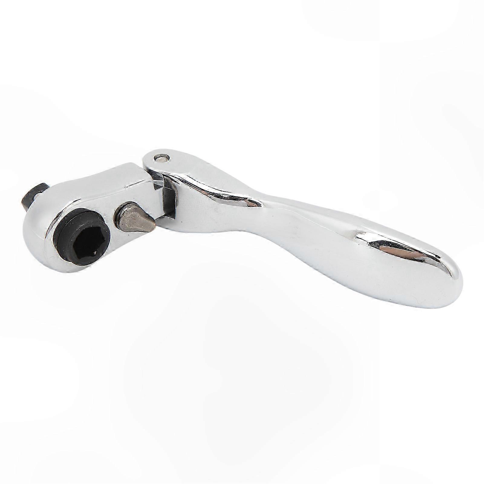 Double-Ended Ratcheting Wrench with Rotatable Socket Driver for Repair Tasks