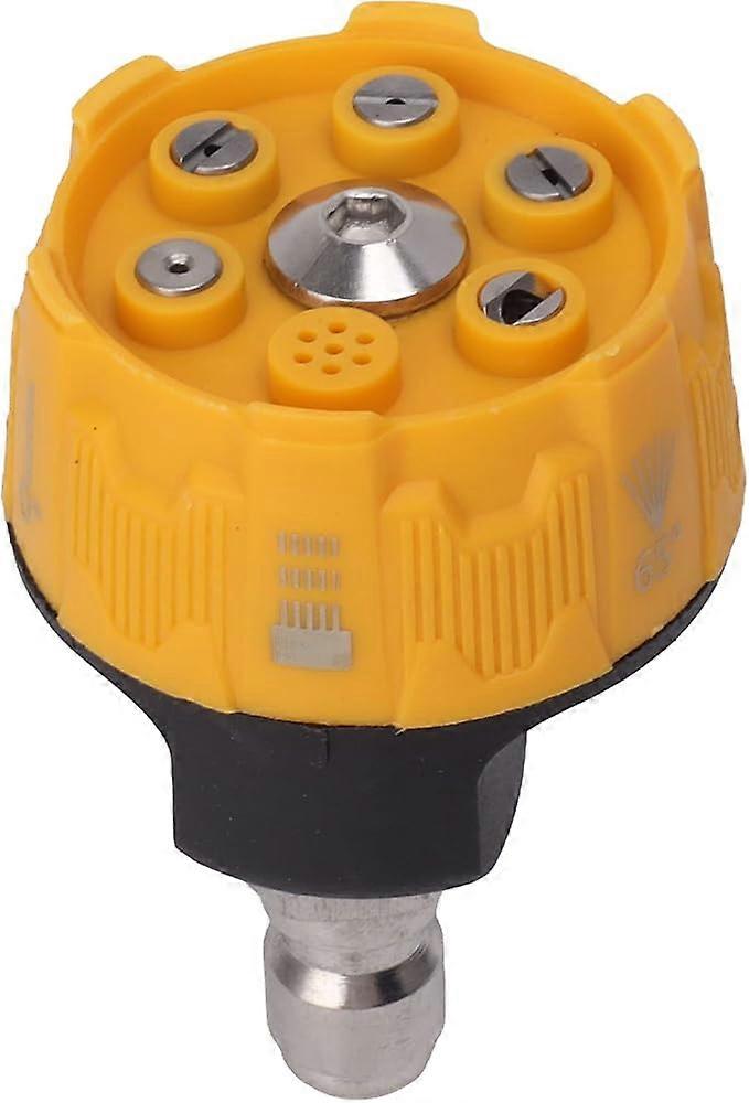 Pressure washer nozzle  removable filter  stainless steel  multi-function  adjustable