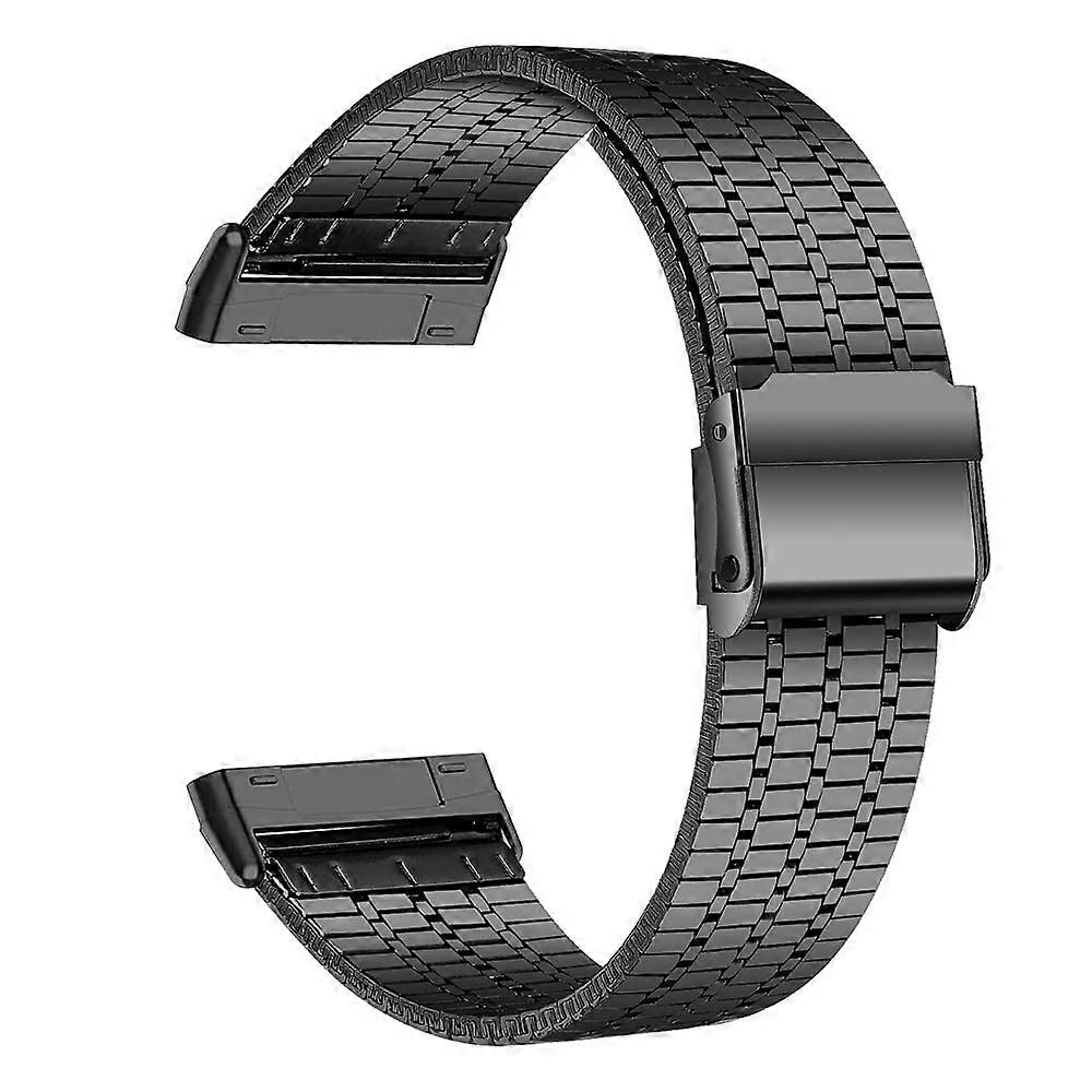 Replacement strap compatible with Fitbit Versa 3/Sense replacement wristband watch straps, black.