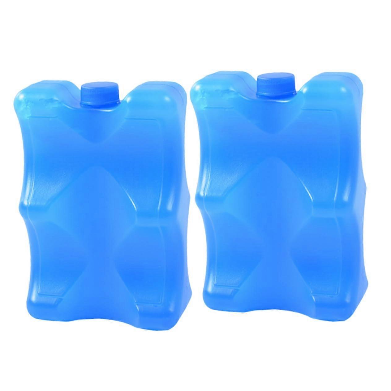 2pcs Breastmilk Ice Pack: 350ml Reusable Bottles for Work Travel