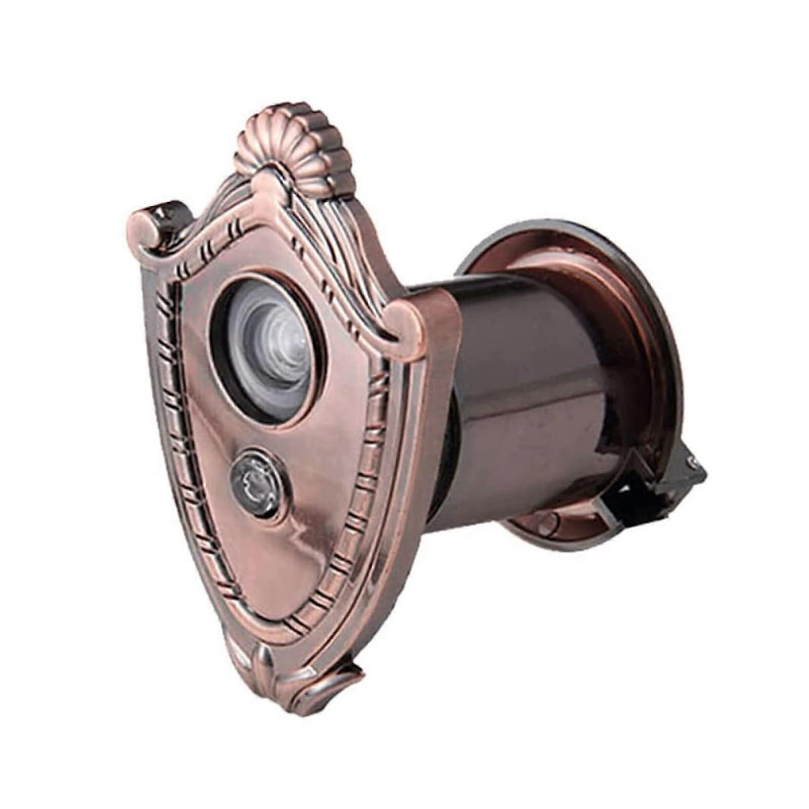 Door Viewer Large Door Viewer with Heavy Duty Privacy Cover for 35-44mm Openings, Copper Thickness 45-70mm