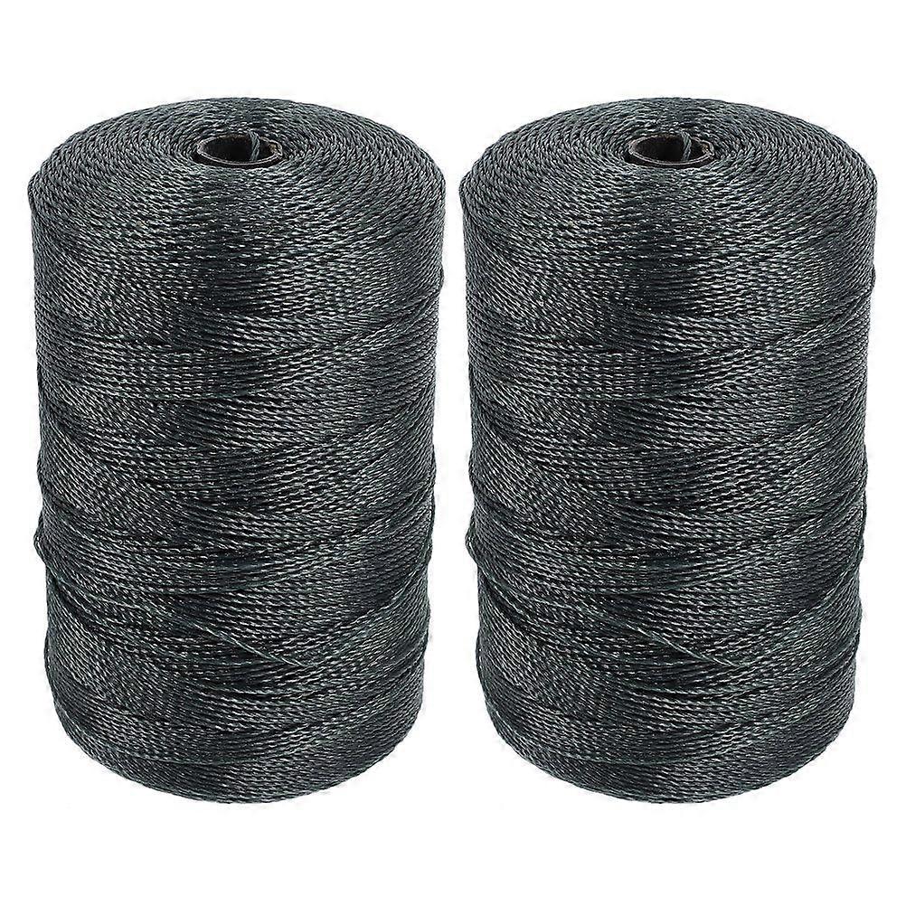 2 Rolls Multi-use Nylon Twine Nylon String Fishing Netting String Braided Fishing Line for Fix